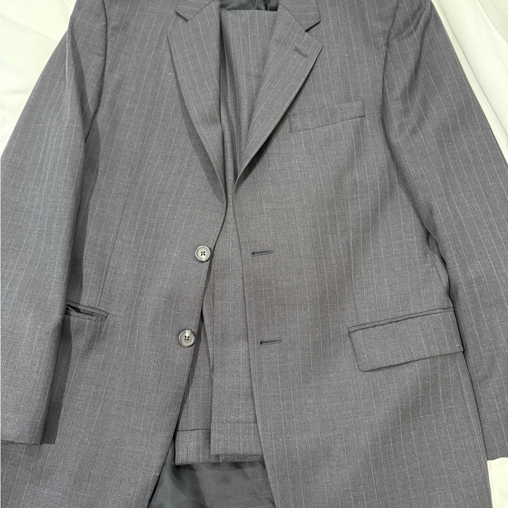 Men's Gray Pinstripe Suit by Lauren